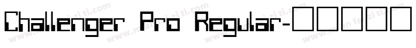 Challenger Pro Regular字体转换